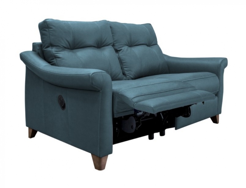 G-Plan Riley 3 Seater Large Sofa - Double Manual Recliner Actions