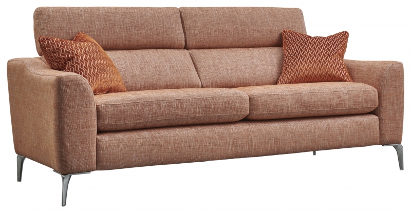 Maldon 3 Seater Static Sofa with Adjustable Headrest