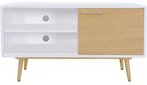 Portofino Small TV Cabinet - 1 Door - Shelf
