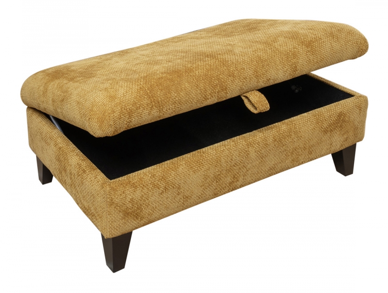 Ruby Legged Ottoman