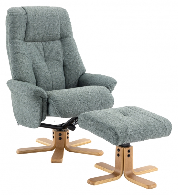 Beaufort Swivel Recliner Chair and Stool Set