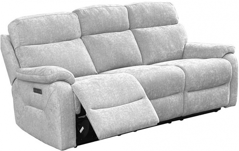 Feels Like Home Tundra 3 Seater Double Power Recliner Sofa