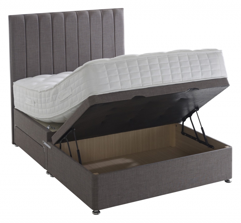 Vermont Pocket 1000 4'6 Platform Top Ottoman Set
