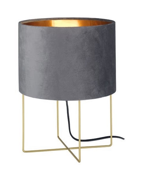 Aura Small Table Lamp-Grey Shade