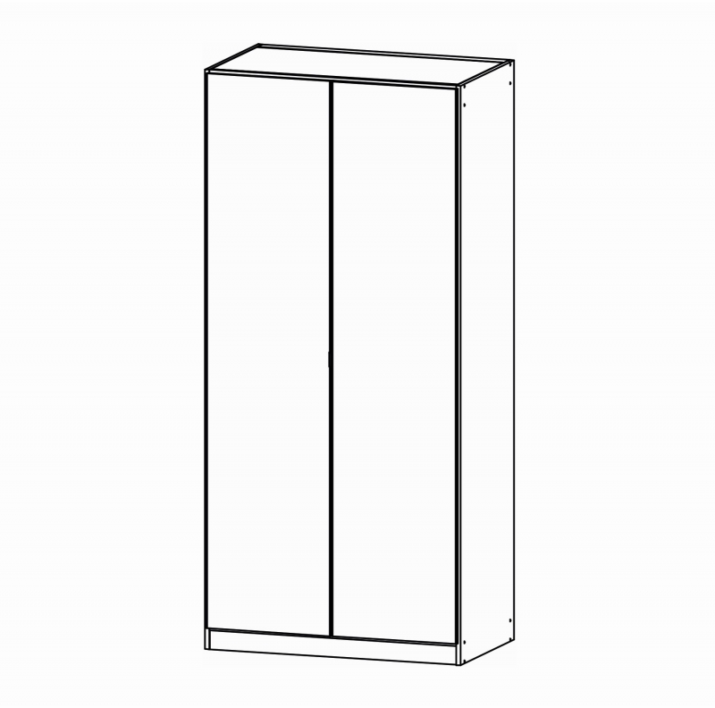 Fairway Furniture Ontario 3730 Hinged 2 Door Robe