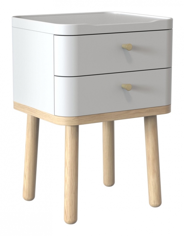 Trua 813 Bedside Chest - 2 Drawers
