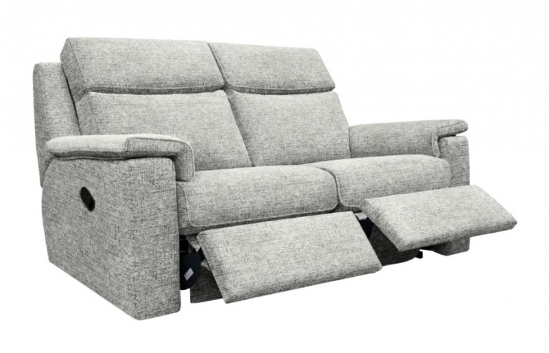 Fairway Furniture Ellis Large Sofa with Double Manual Recliners