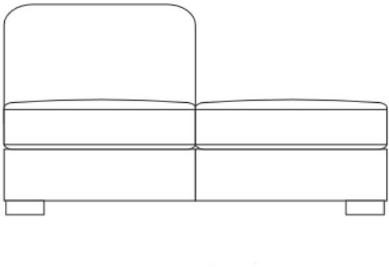 Eden 145AFR - 1 Seater Section with Terminal on the Right