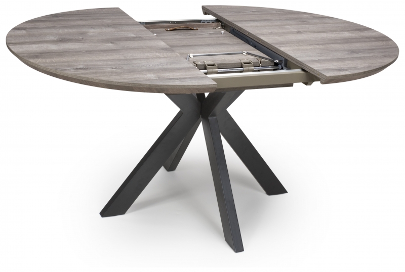 Brooklyn Round Extending Dining Table - Extends from 120-160cm