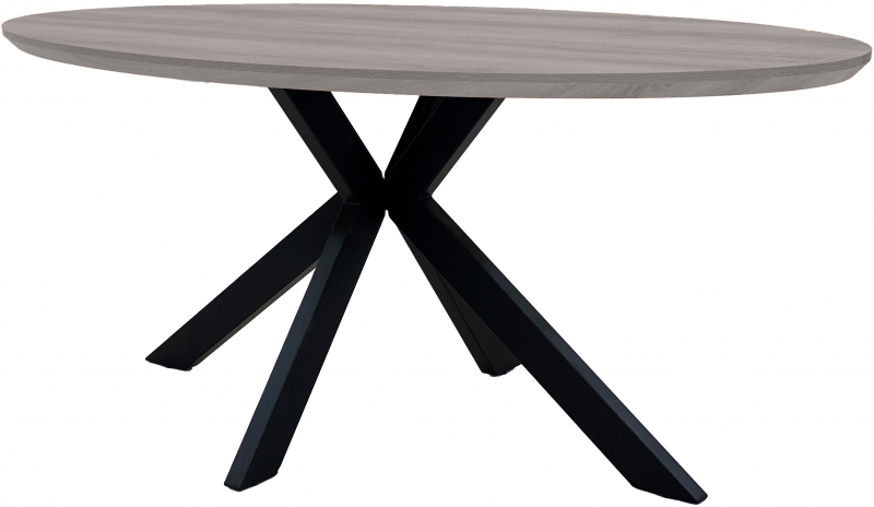 Fairway Furniture Brooklyn Oval Fixed Top Dining Table - 180cm