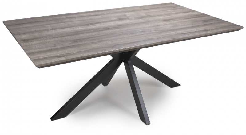 Brooklyn Rectangular Large Fixed Top Dining Table - 180cm