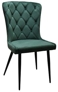Fairway Furniture Turin Pair of Quilted Button Back Dining Chairs