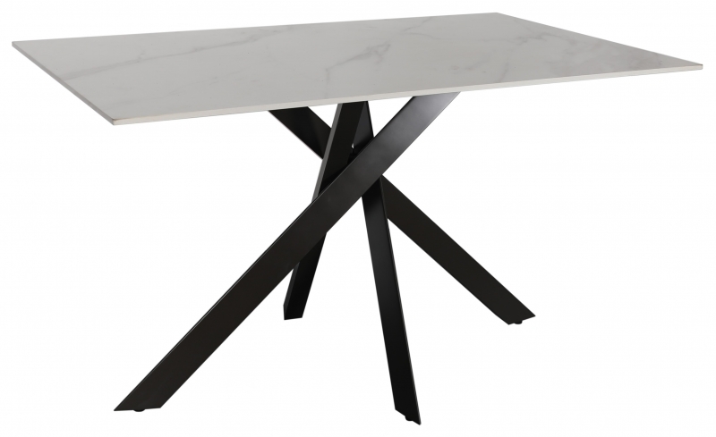 Aston Compact Fixed Top Dining Table - 135cm