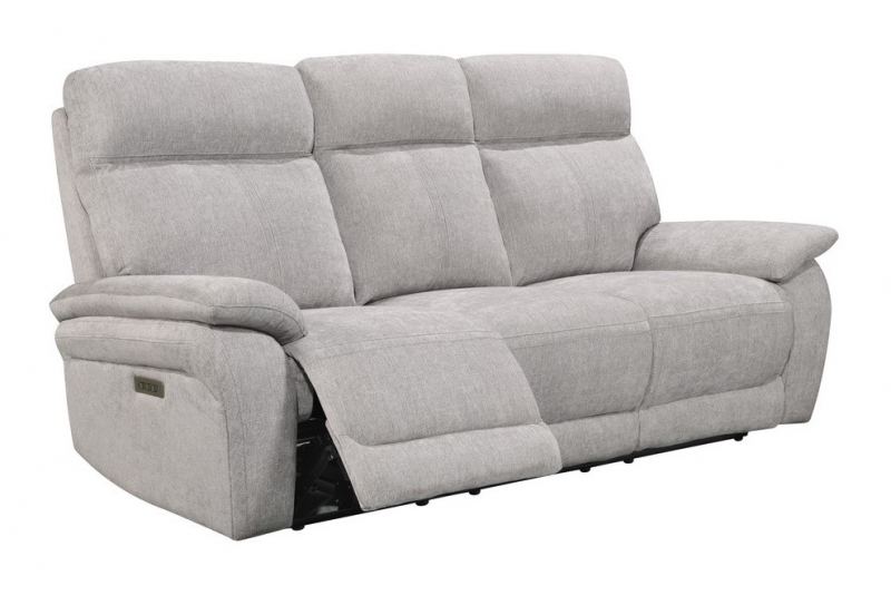 Feels Like Home Bradley 3 Seater Double Power Recliner Sofa