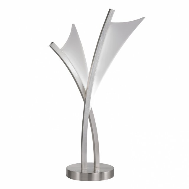 Sail Table Lamp-Dimmable-Chrome Finish