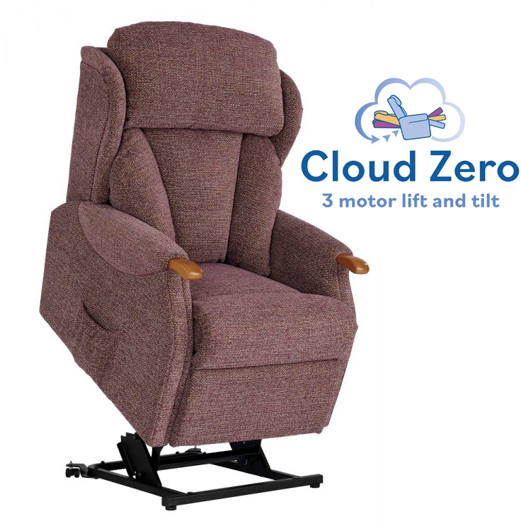 Celebrity Furniture Canterbury Petite Cloud Zero Riser Recliner Triple Motor Power Chair - Handset