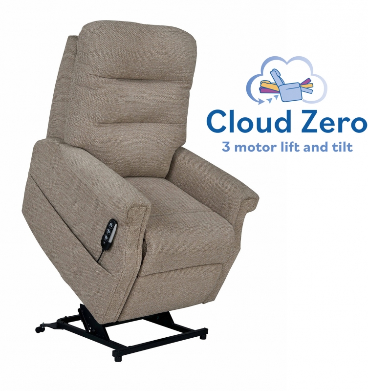 Celebrity Furniture Sandhurst Petite Cloud Zero Riser Recliner Triple Motor Power Chair - Handset
