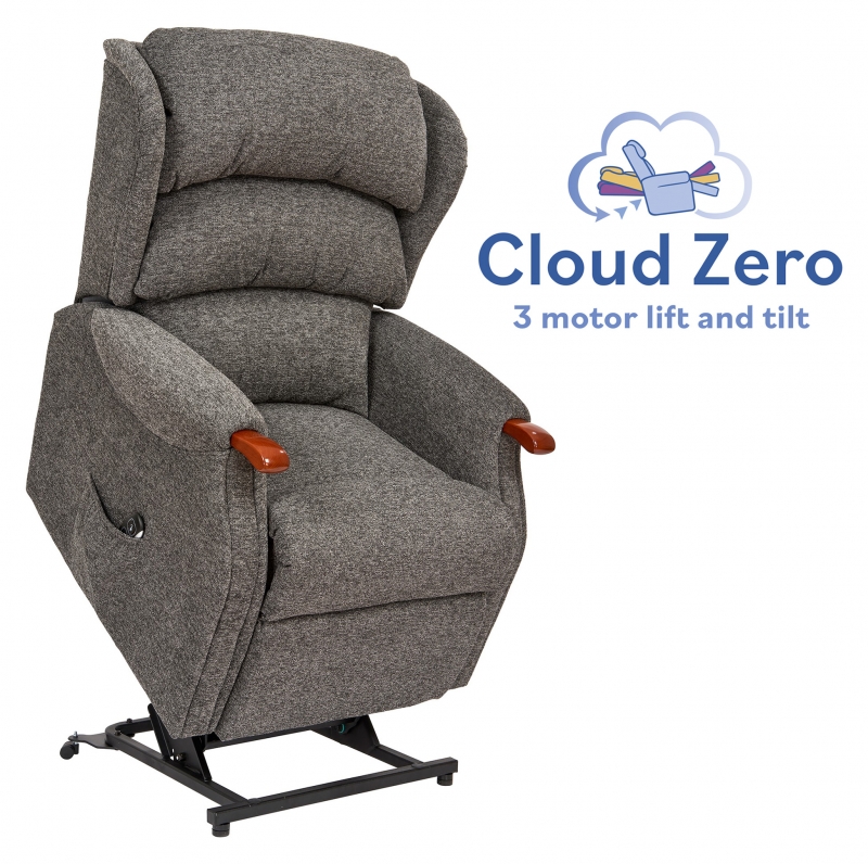 Celebrity Furniture Westbury Standard Cloud Zero Riser Recliner Triple Motor Power Chair - Handset