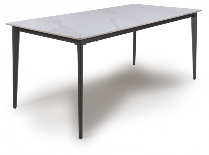 Aurora Rectangular Fixed Top Dining Table - 180cm
