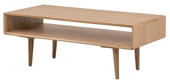 Jorvik Dining Coffee Table - Shelf