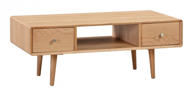 Jorvik Dining Coffee Table - 2 Drawers