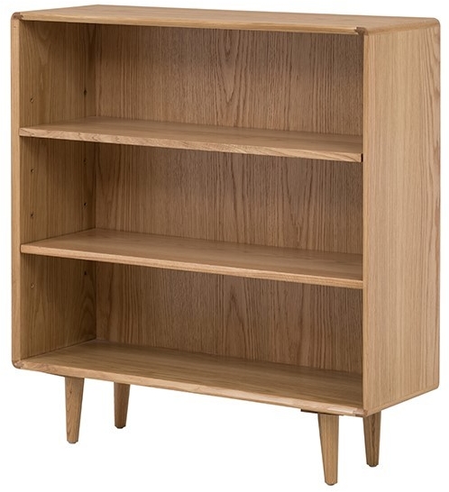 Jorvik Dining Low Bookcase - 2 Shelves