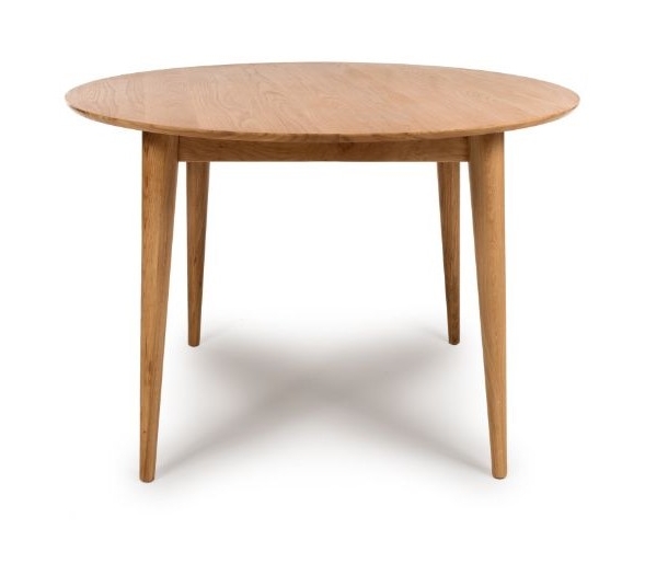 Jorvik Dining Round Fixed Top Dining Table - 110cm