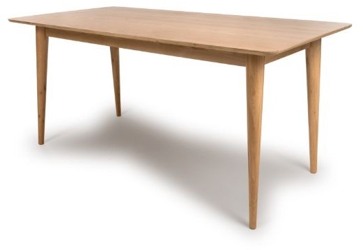 Jorvik Dining Large Rectangular Fixed Top Dining Table - 160cm