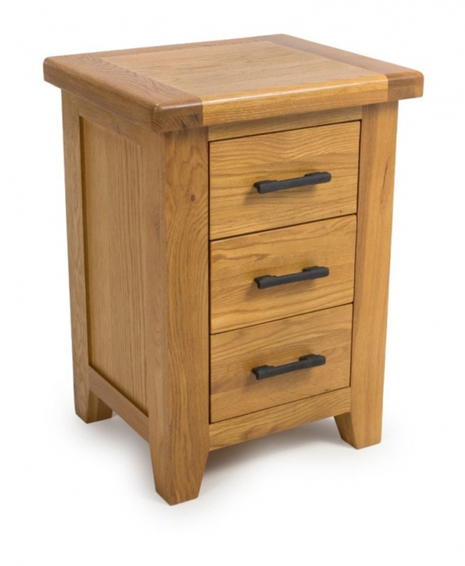 Fairway Furniture Hampton 3 Drawer Bedside Night Table