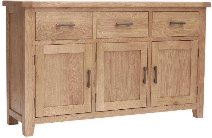 Hampton Dining Large Sideboard - 3 Drawer - 3 Doors