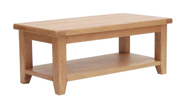 Hampton Dining Large Coffee Table - Shelf