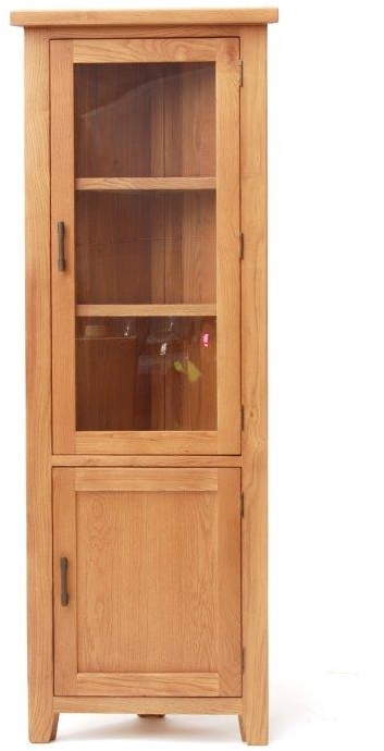 Hampton Dining Glazed Corner Display Unit