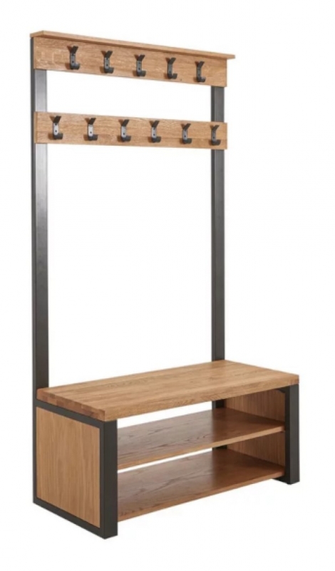 Fairway Furniture Fusion Hall Unit - Bench - Coat Hooks
