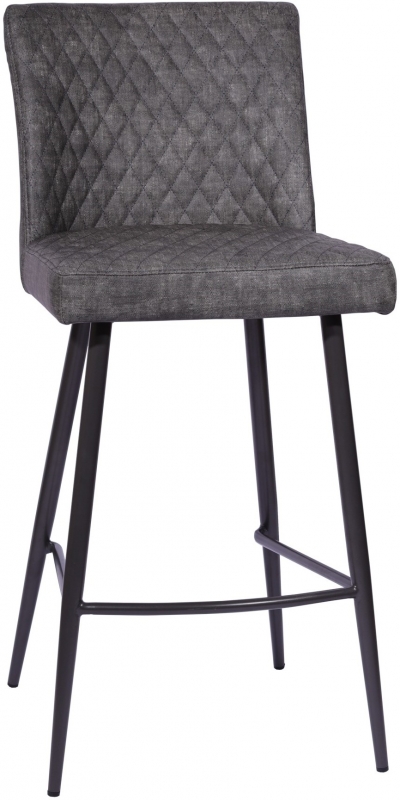 Fairway Furniture Fusion Pair of Bar Stools - Graphite Fabric
