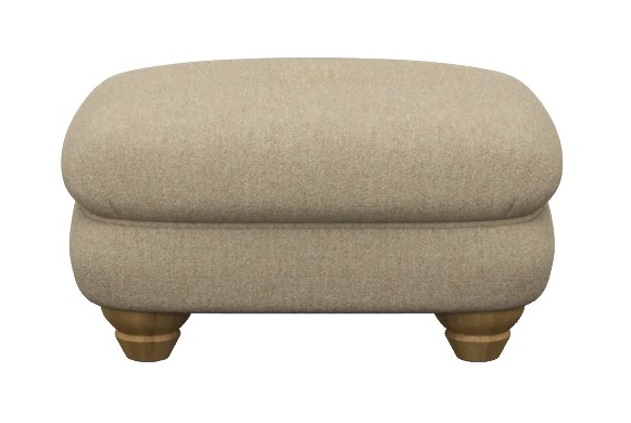 Wood Bros Pickering Accent Button Footstool
