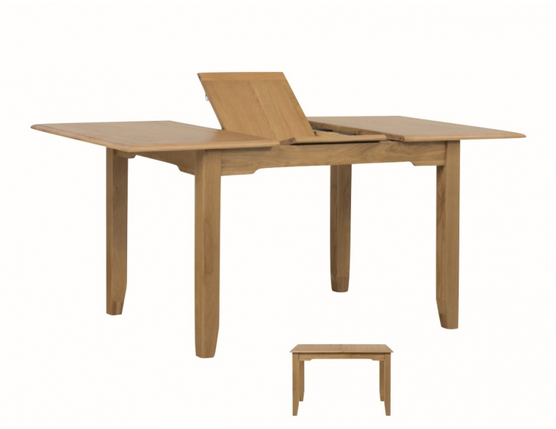 Feels Like Home Kilburn Dining 1.2M Extending Dining Table - Extends from 120-160cm