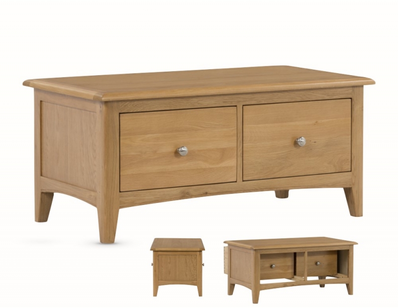Kilburn Dining Coffee Table - 2 Drawers
