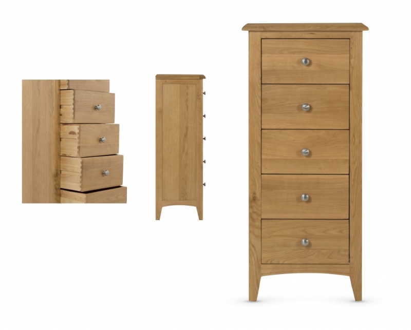 Kilburn Bedroom 5 Drawer Narrow Chest