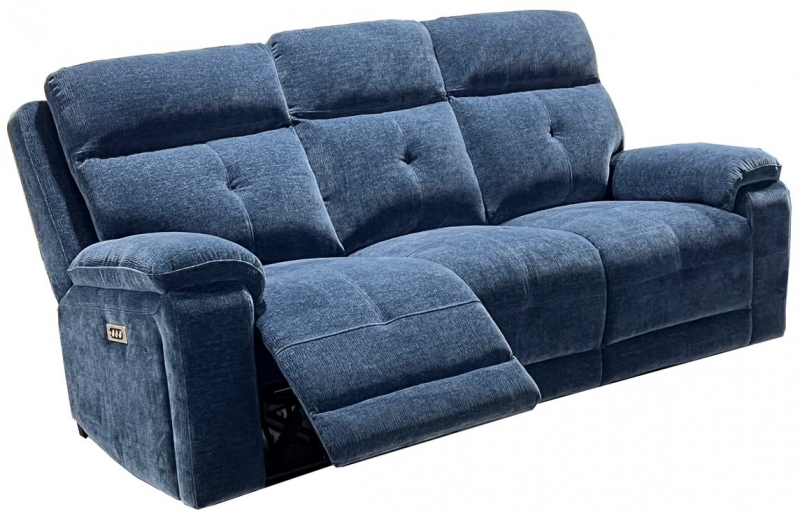 Feels Like Home Harley 3 Seater Double Manual Recliner Sofa