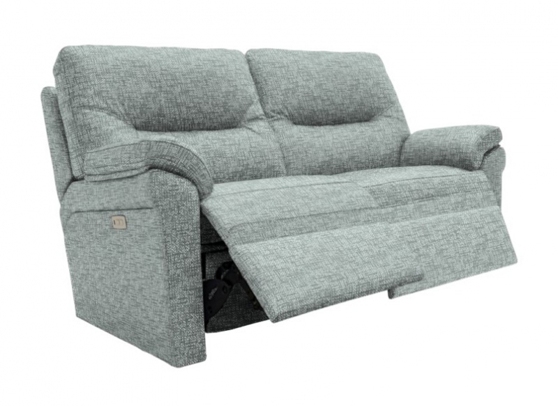 Seattle 2 Seater Sofa with Double Power Recliner Actions with USB & Double Lumbar