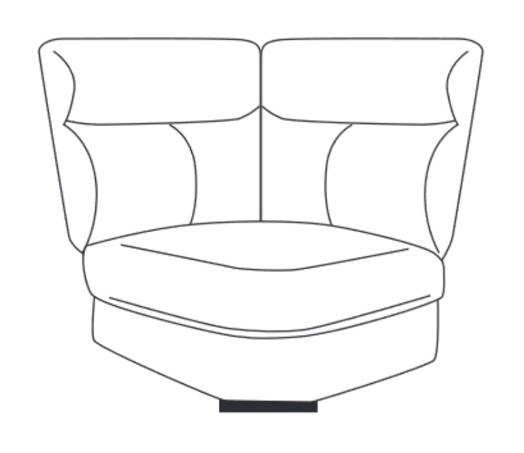 Fairway Furniture Montreal 2 Seater Square Corner Section