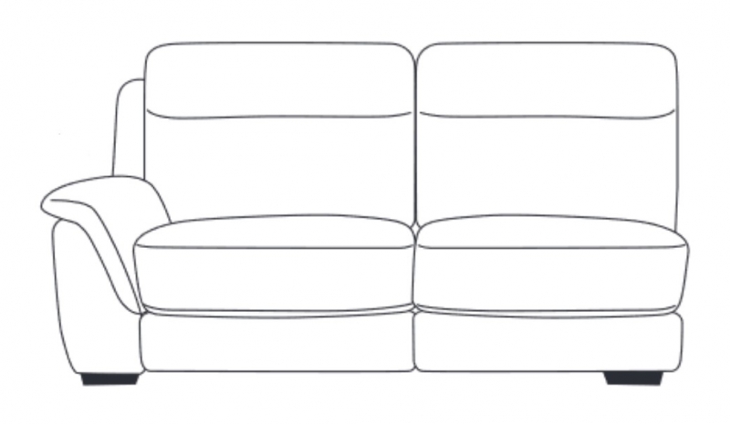 Fairway Furniture Montreal 2.5 Seater Static Section