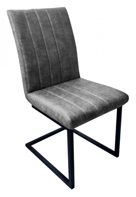 Fairway Furniture Fusion Pair of Retro Stitch Cantilever Dining Chairs