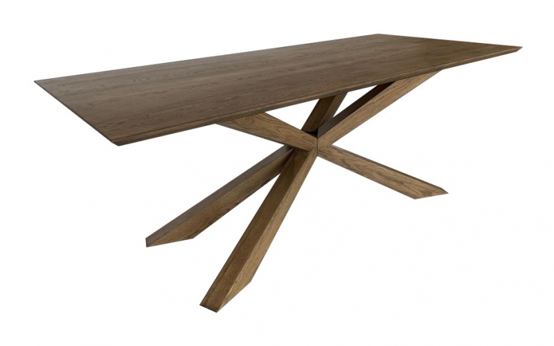 Havana 240cm Cross Base Rectangular Dining Table