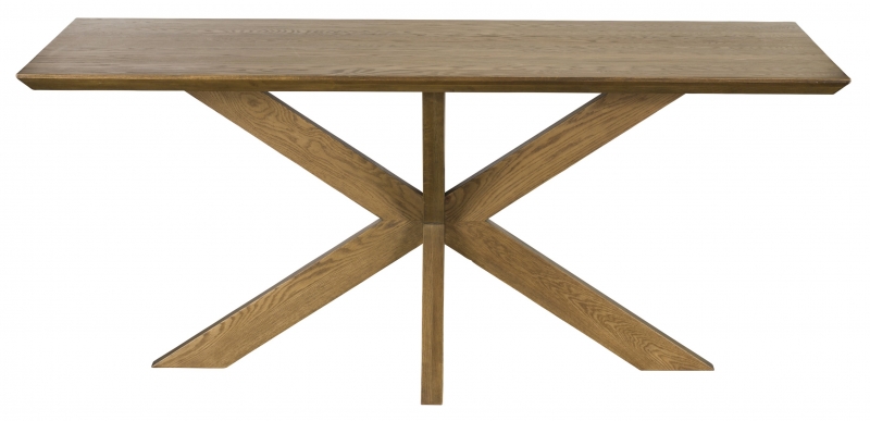 Havana 180cm Star Base Fixed Rectangular Dining Table