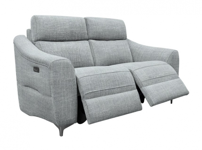 G-Plan Monza 2 Seater Sofa - Double Power Recliner Actions with USB Charging