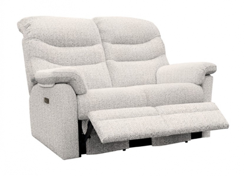 G Plan  Ledbury 2 Seater Sofa with Double Power Recliner Actions - USB