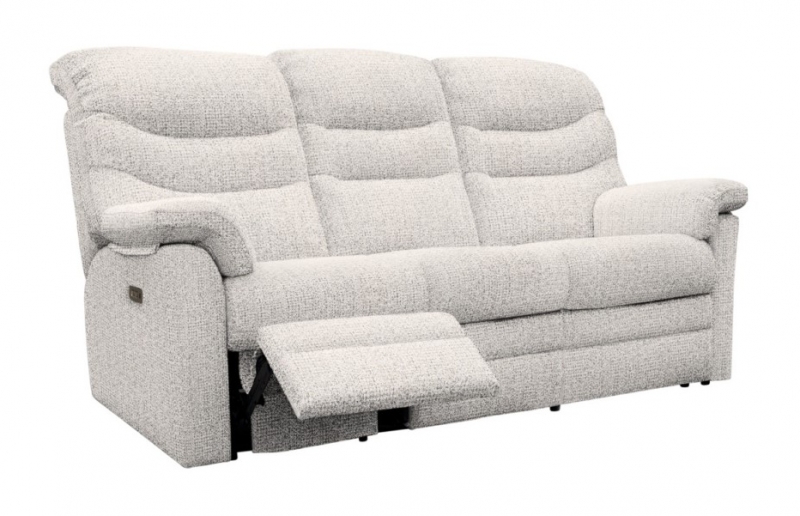 G-Plan Ledbury 3 Seater Sofa with Single Power Recliner Action - USB