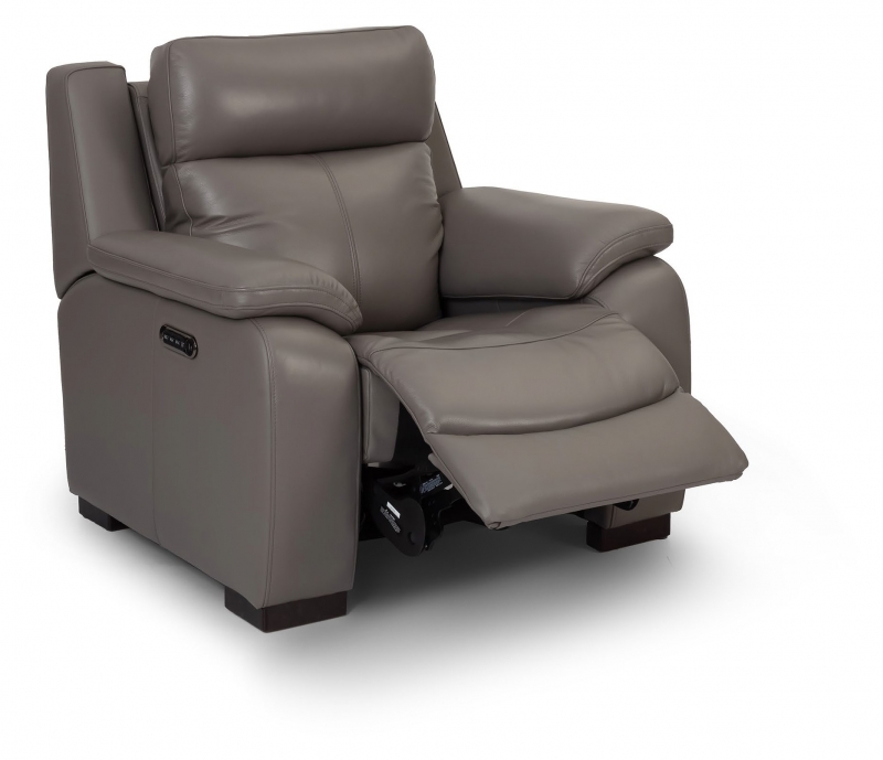 Power tilt shop headrest recliner