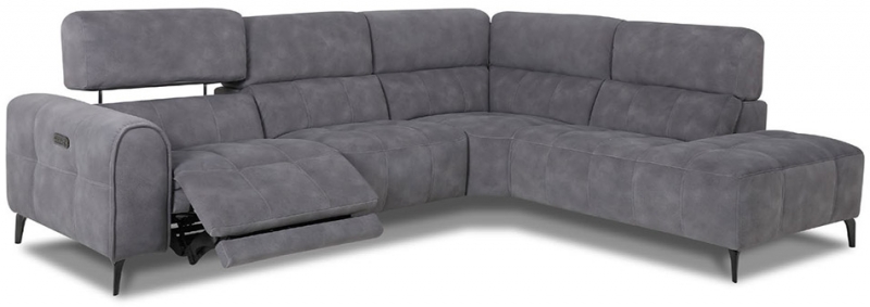 HTL  Calgary Chaise Group -Small 2.5 Str Power Recliner Section Left Hand Arm